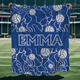Personalized Volleyball Team Blanket:Custom Team