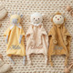 Personalized Twin Baby Loveys, Custom Animal Security Blanket, Soft Baby Comforter