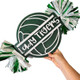 Volleyball Cheer Stick a?? Custom Spirit Sign with Pom Poms