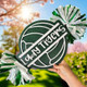 Volleyball Cheer Stick a?? Custom Spirit Sign with Pom Poms