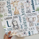 CUSTOM BABY BOY Safari Animals Baby Blanket