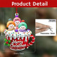 Personalized Snowman Family Ornament, Custom Family Christmas Ornament