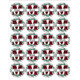Personalized Round Name Stickers for Christmas Gifts