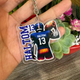 Custom Football Name Bag Tag | Personalized Name Keychain