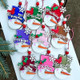 Personalized snowman, kid personalized ornament, Christmas stocking tag