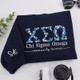 Embroidered Floral Letter Hoodie: Custom University Greek Apparel