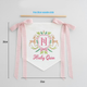 Custom Baby Banner Merry Christmas 2025, Welcome Banner with Deer