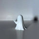 Personalized  Funny Middle Finger Ghost Figurine: Spooky 3D Printed