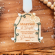 First Christmas As Mr. and Mrs. Ornament, 2025 Newlywed Christmas Ornament
