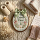 Personalized Goose Baby Name Sign, Custom Embroidered Nursery Name Hoop