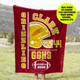 Football Blanket for High School Player, Senior Night Gift Idea for Team