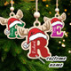 Personalized Name/Initials Christmas Reindeer & Tree Pendant