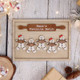 Wooden Gingerbread Family Sign Personalized Grandchildren Sign