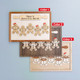 Wooden Gingerbread Family Sign Personalized Grandchildren Sign