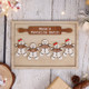 Wooden Gingerbread Family Sign Personalized Grandchildren Sign