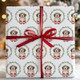 Custom Wrapping Paper Using Pet Photo Personalized Dog Christmas Wrapping Paper