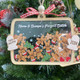 Custom Family Member Shaker Ornament, Custom Gingerbread Family Ornament