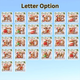 Custom First Letter Gingerbread Ornaments, Personalized Alphabet Letters