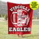 Senior Football Player Gift, Personalized Football Blanket With Name