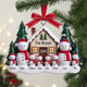 Personalized Snowman Family Ornament