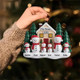 Personalized Snowman Family Ornament