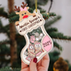 Personalized Baby's First Christmas Shaker Ornament