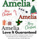 Custom Name Christmas Wrapping Paper Personalized Holiday Gift Wrap