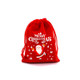 10/20pcs Christmas Drawstring Velvet Bags Red Candy Biscuits Pouch Personalization name