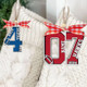 Football Number Christmas Ornament, Football Gifts