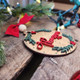 Personalized Farmhouse Family Name Christmas Ornament