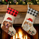 Custom Pet Stocking Using Pet's Photo  Name