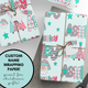 Personalized Wrapping Paper Christmas Santa Gift Wrap with Name