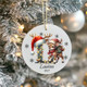 Christmas Ornaments Personalized Reindeer Name ornament