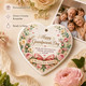 Personalized Grandparents Day Ornament, Custom Ceramic Heart Keepsake