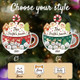 Custom Marshmallows Pet Family Shaker Ornament