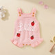 Personalized Baby Girl Romper, Custom Baby Name Romper