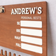 Running Medal Display Board: Personal Bests Chalkboard