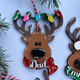 Christmas stocking tag, personalized family ornament