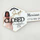 Just Closed Custom sign with Photo, 3D Key Sign