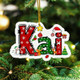 Custom Name Ornaments, Christmas Gift