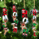 Custom Christmas Name Letter Ornament 2025: Kids Acrylic Stocking Tags