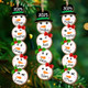 Cute Snowman Family Christmas Ornament 2025
