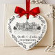 Personalized Wedding Venue Ornament