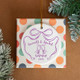 Personalized Ceramic Engagement Ornament
