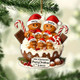 Personalized Gingerbread Family Christmas Ornament - Custom Names