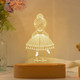 Personalized Ballerina Girl with Name,Custom Night Light with Name