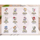 Leather Bookmark with Birth Flower,Personalized Leather Magnetic Bookmark