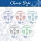 Custom  Family of 4 First Christmas Keepsake with Footprints