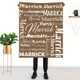 Soft Personalized Flannel Blanket | Custom with Name