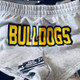 Custom college motto phrase gameday sweat shorts Graduation Gift